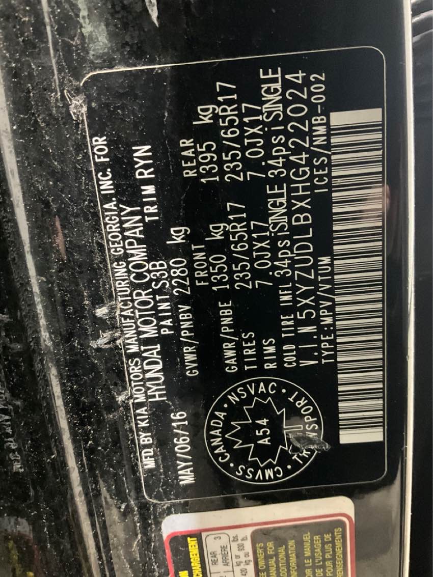 HYUNDAI SANTAFE 2017 - 4