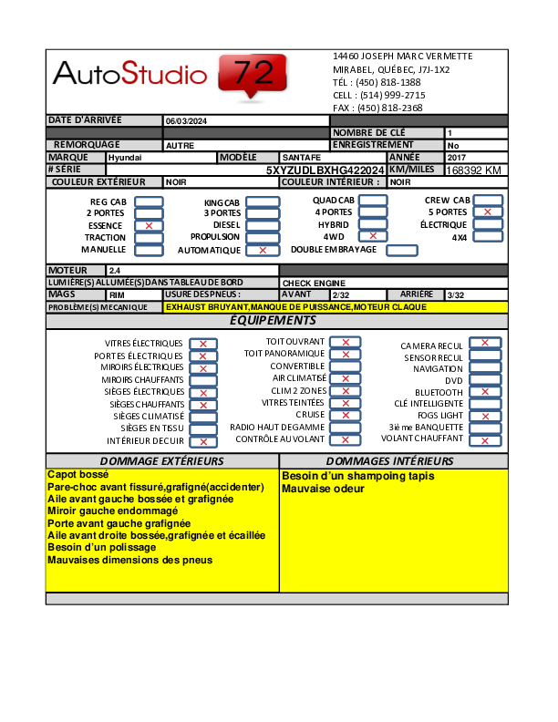 HYUNDAI SANTAFE 2017 - 9