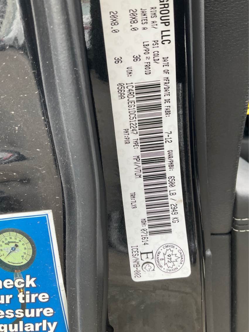 DODGE DURANGO 2013 - 5