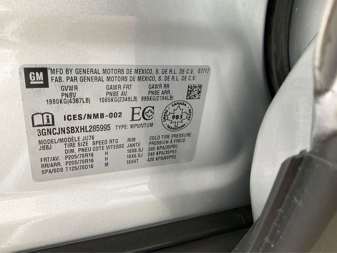 CHEVROLET TRAX 2017 - 6