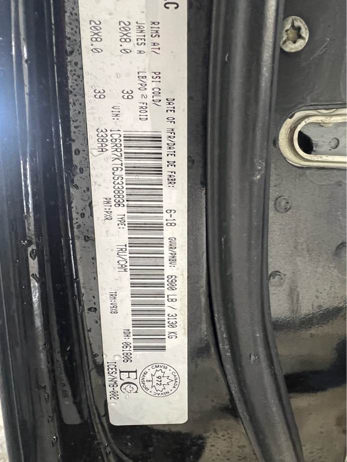 DODGE RAM 1500 2018 - 6