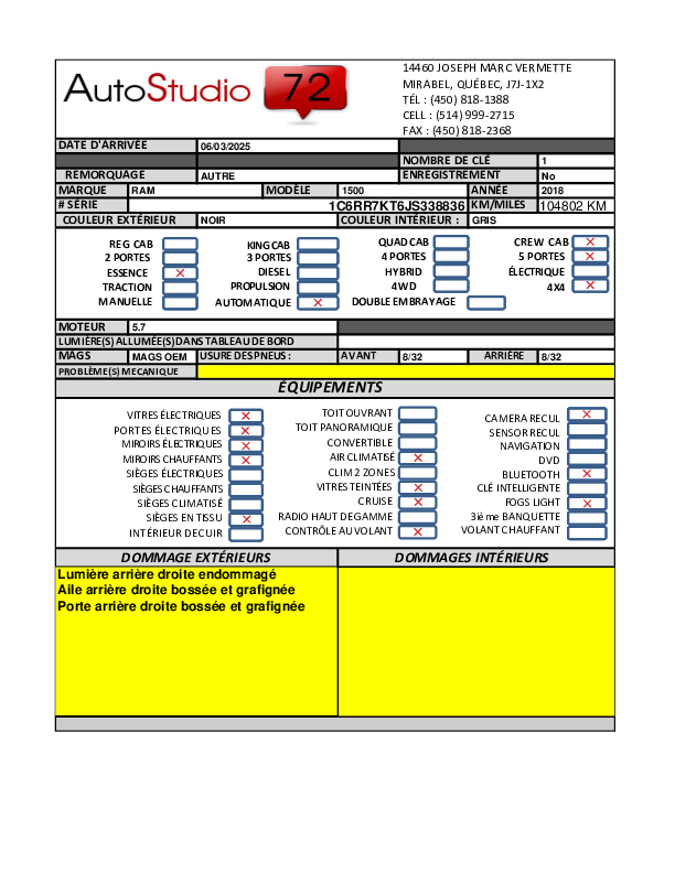 DODGE RAM 1500 2018 - 9