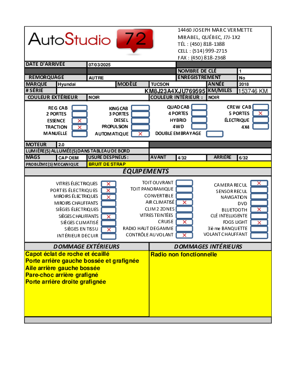HYUNDAI TUCSON 2018 - 9
