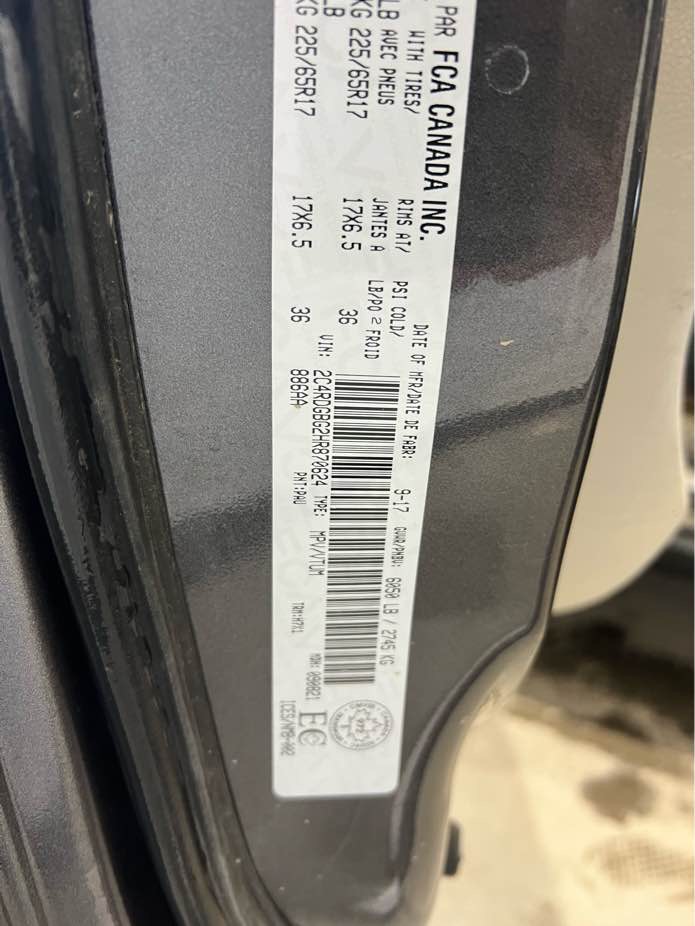 DODGE GRAND CARAVAN 2017 - 6