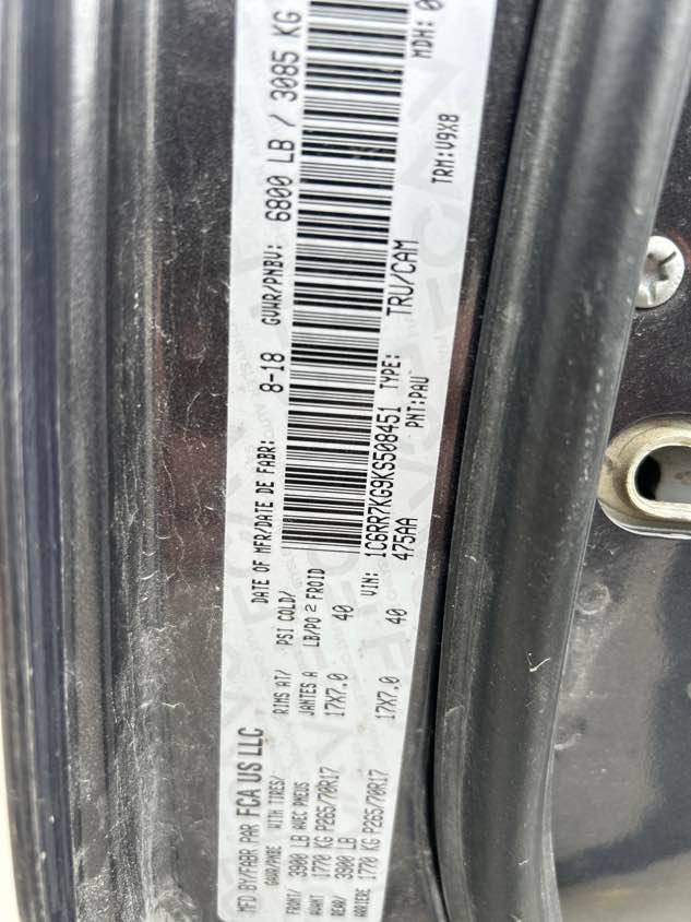 DODGE RAM 1500 2019 - 7