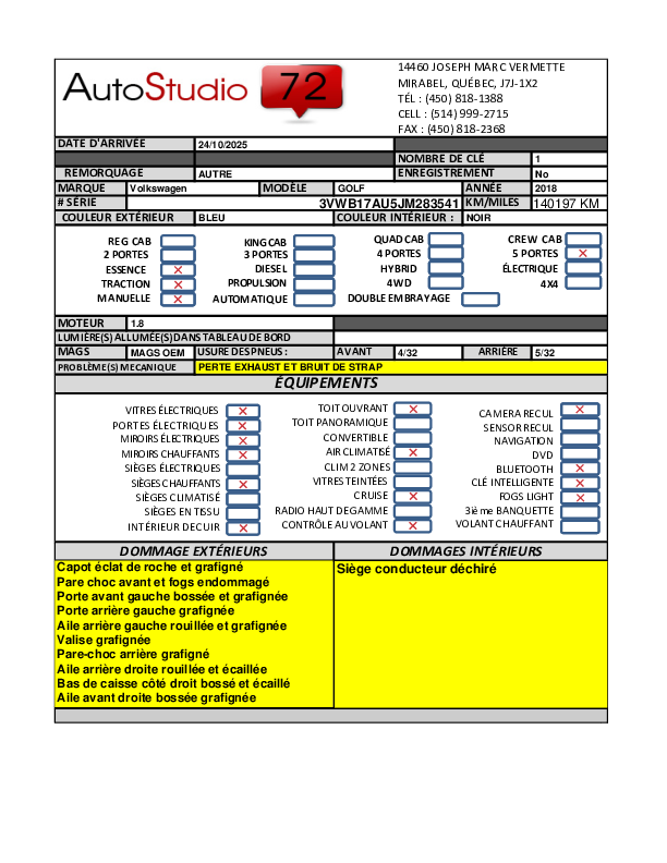 VOLKSWAGEN GOLF 2018 - 11