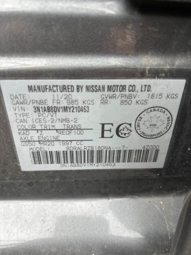 NISSAN SENTRA 2021 - 7