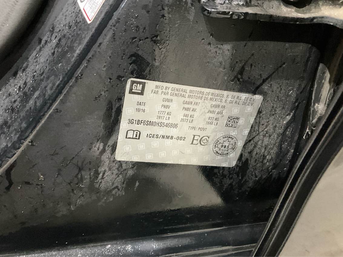 CHEVROLET CRUZE 2017 - 7