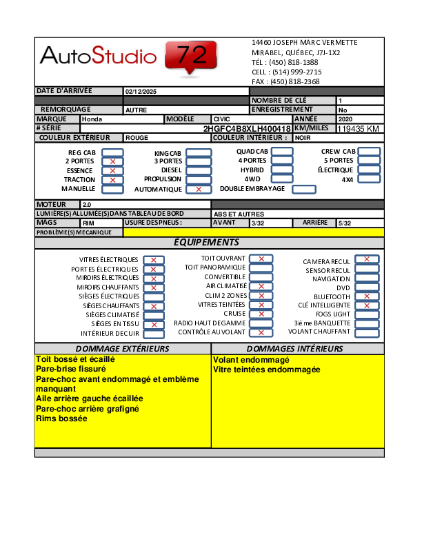 HONDA CIVIC 2020 - 10