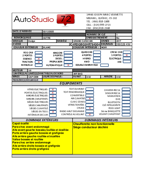 DODGE GRAND CARAVAN 2017 - 11