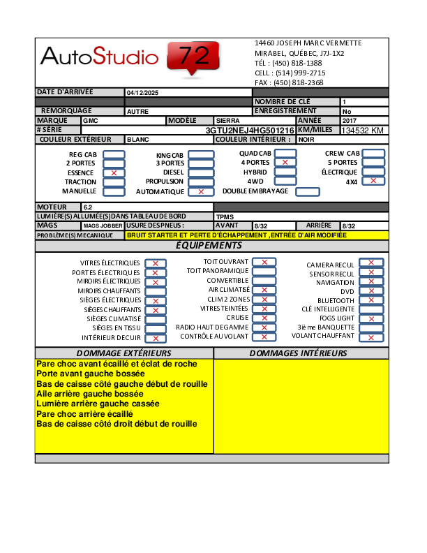 GMC SIERRA 2017 - 12