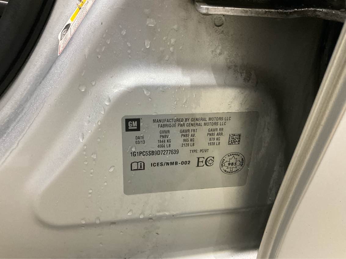 CHEVROLET CRUZE 2013 - 7