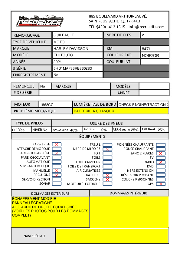 HARLEY DAVIDSON FLHTCUTG 2024 - 8