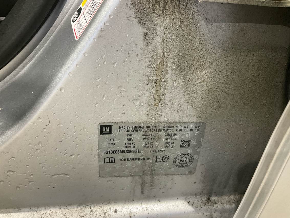 CHEVROLET CRUZE 2018 - 13