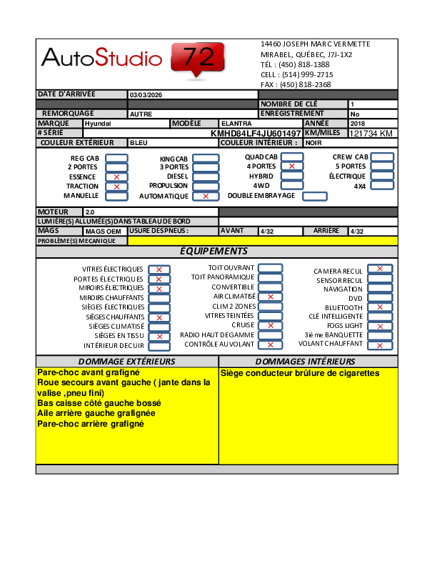 HYUNDAI ELANTRA 2018 - 12