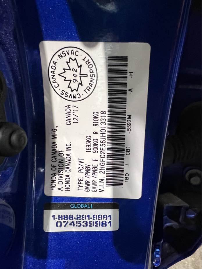 HONDA CIVIC 2018 - 7