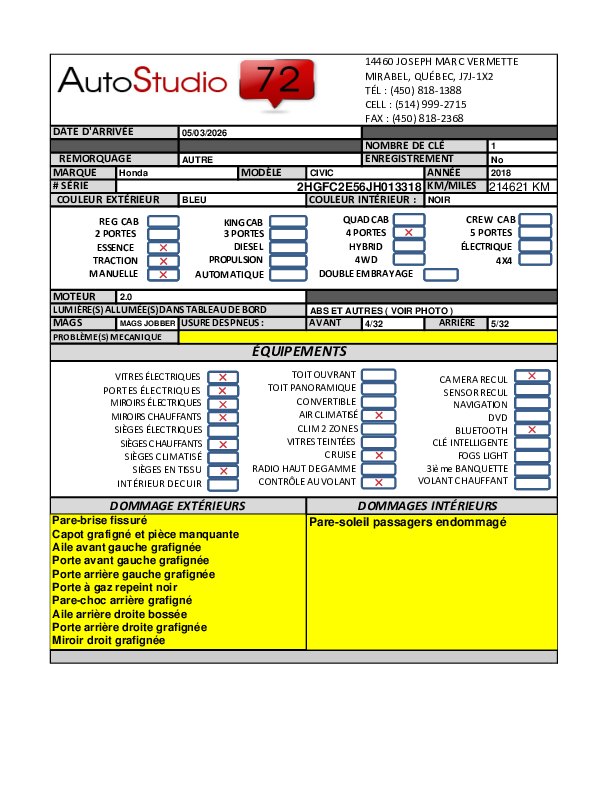 HONDA CIVIC 2018 - 10