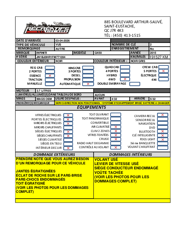 INFINITI QX50 2015 - 10