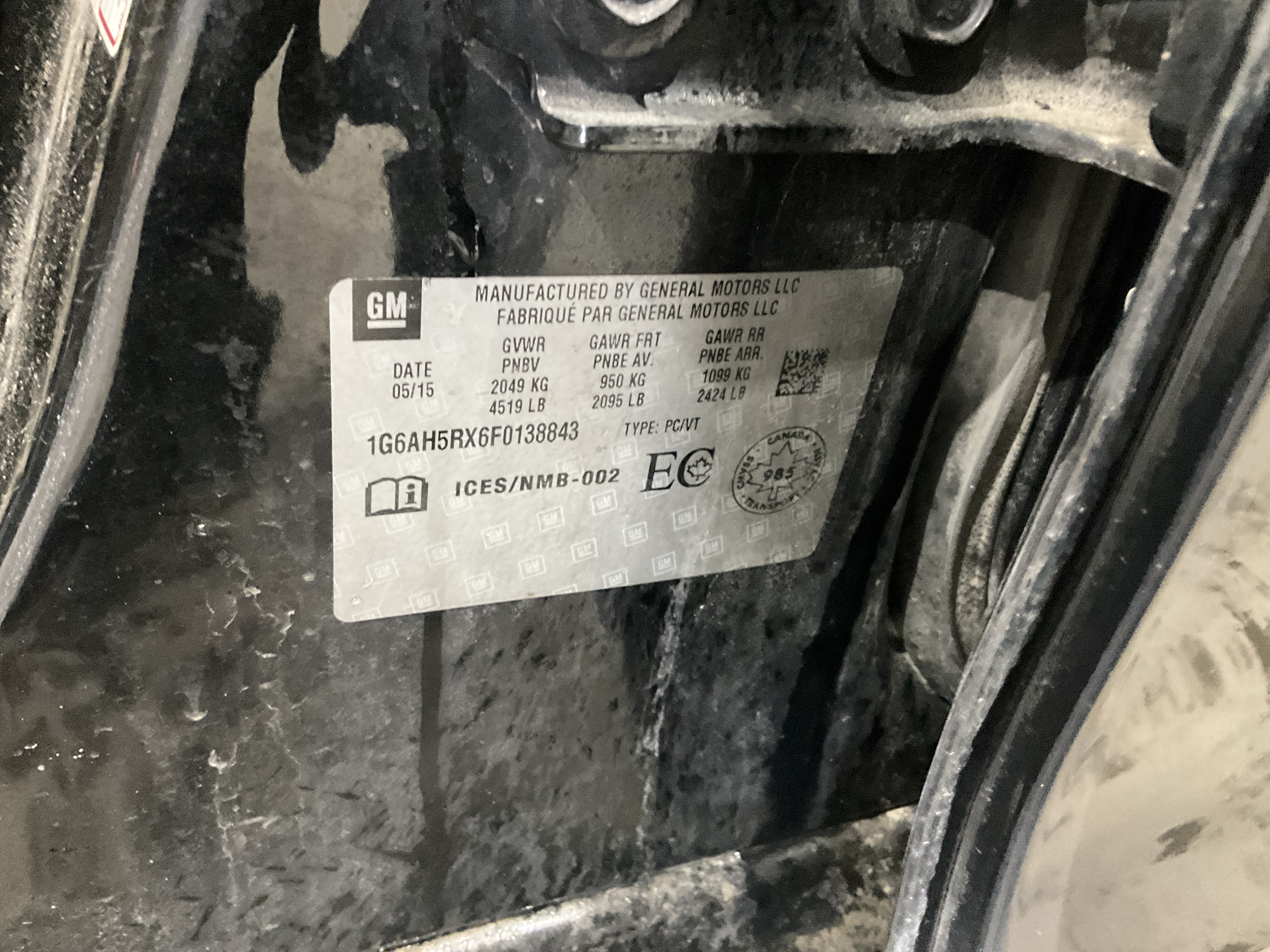 CADILLAC ATS SEDAN 2015 - 9