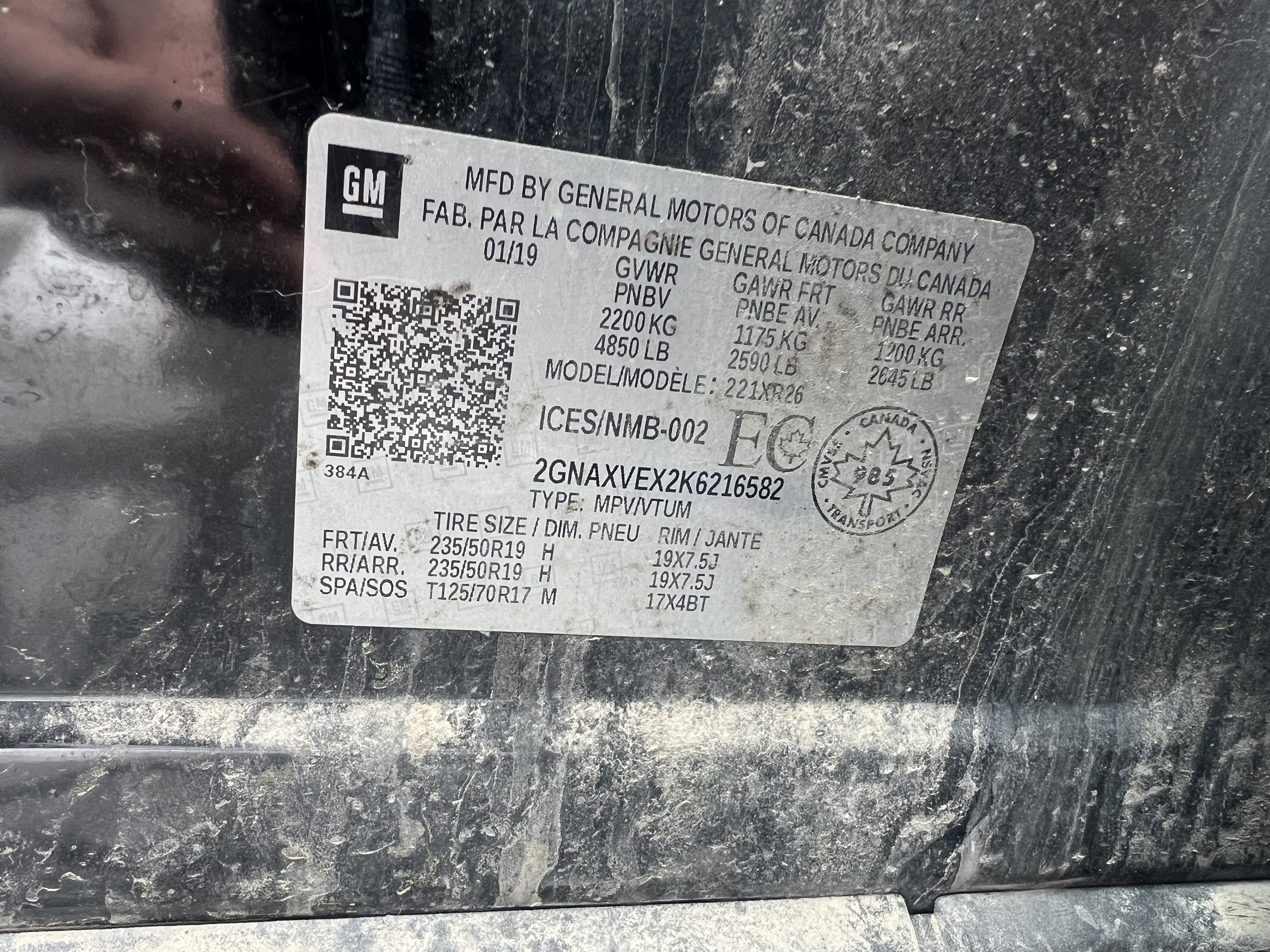 CHEVROLET EQUINOX 2019 - 7