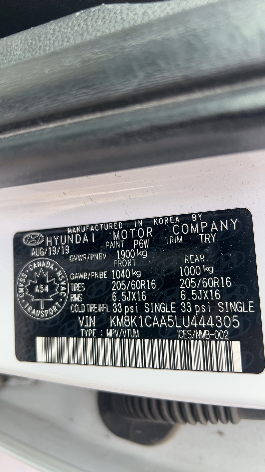 HYUNDAI KONA 2020 - 7