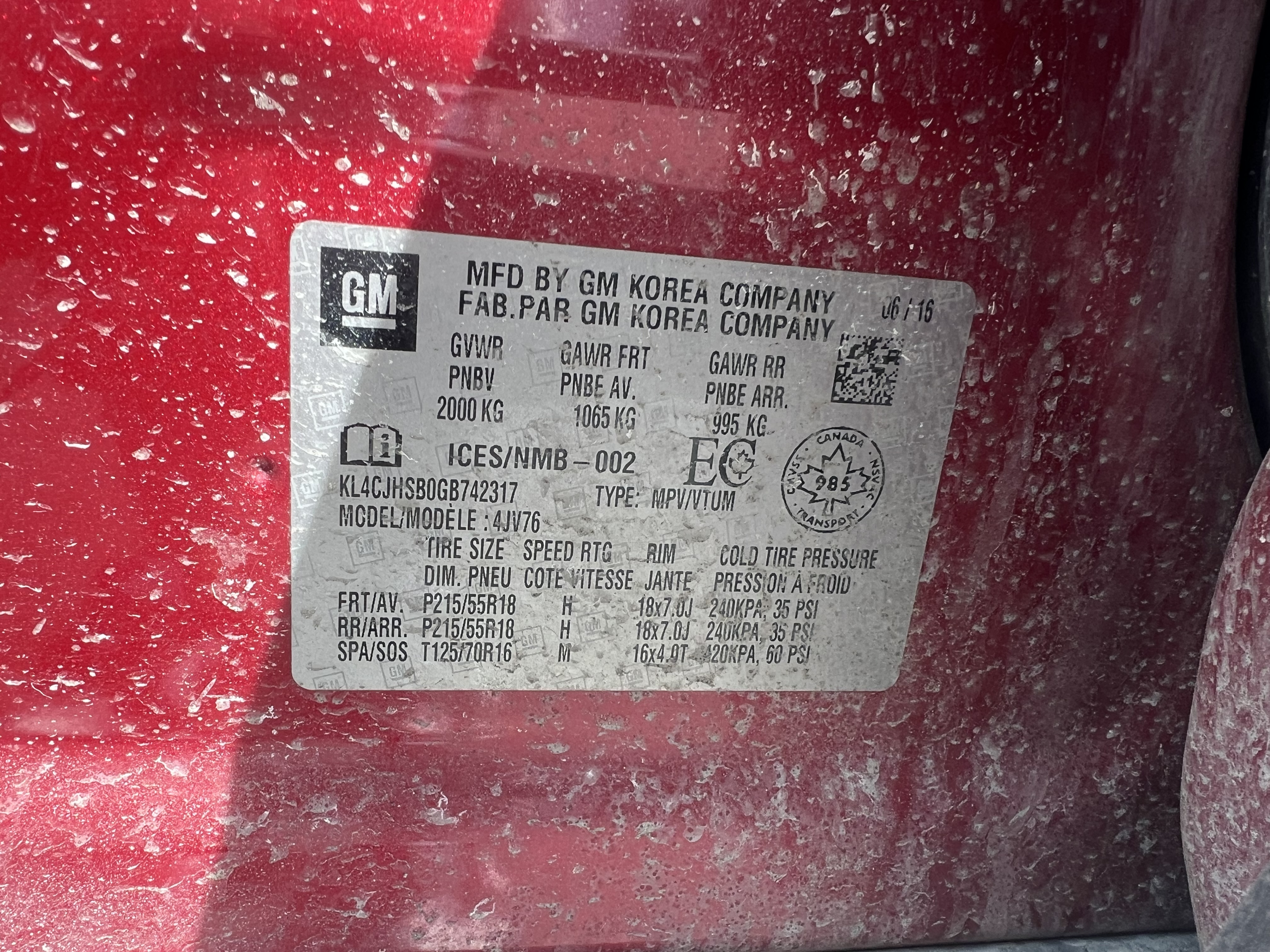 BUICK ENCORE 2016 - 10