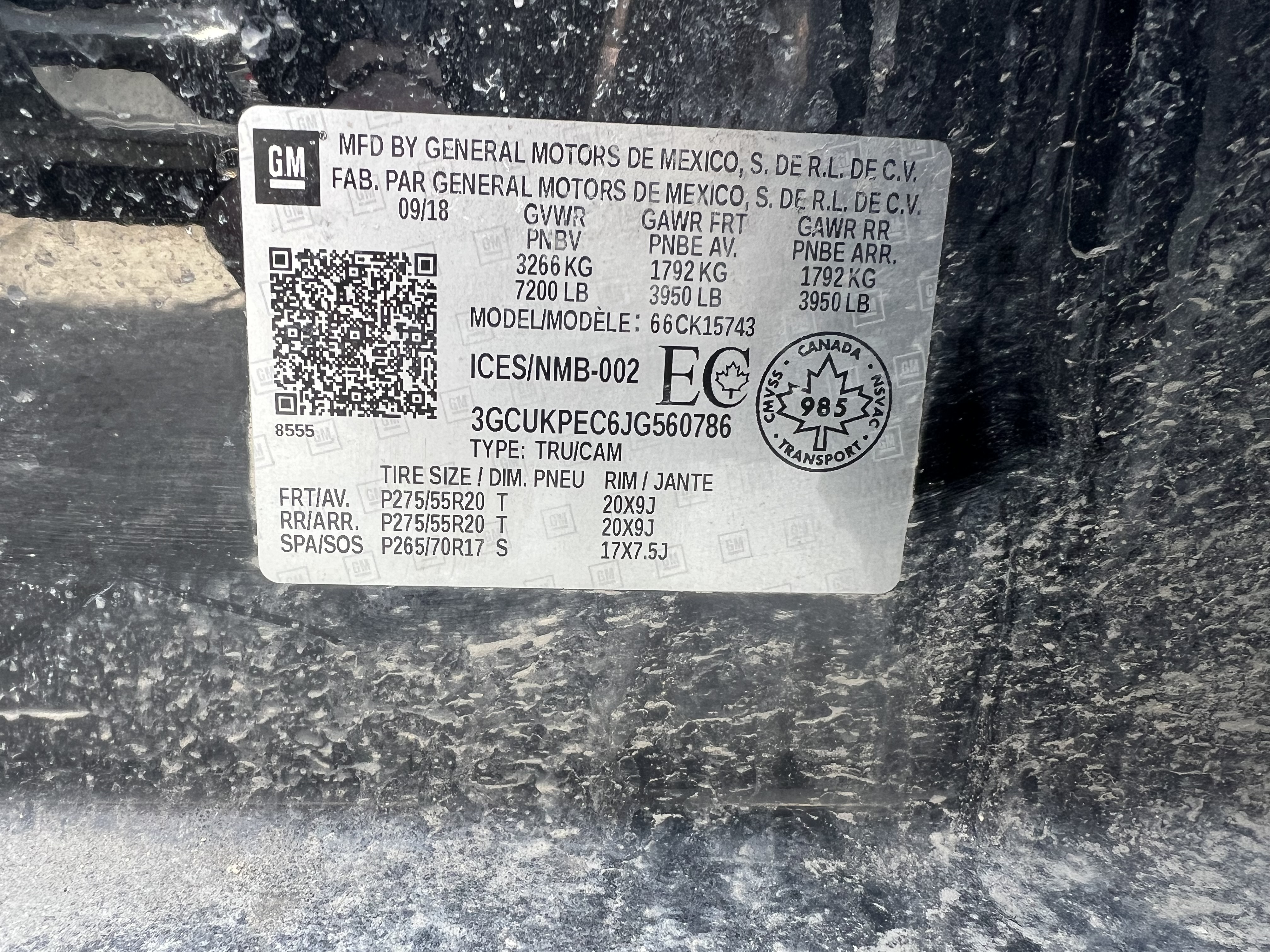 CHEVROLET SILVERADO 1500 2018 - 7