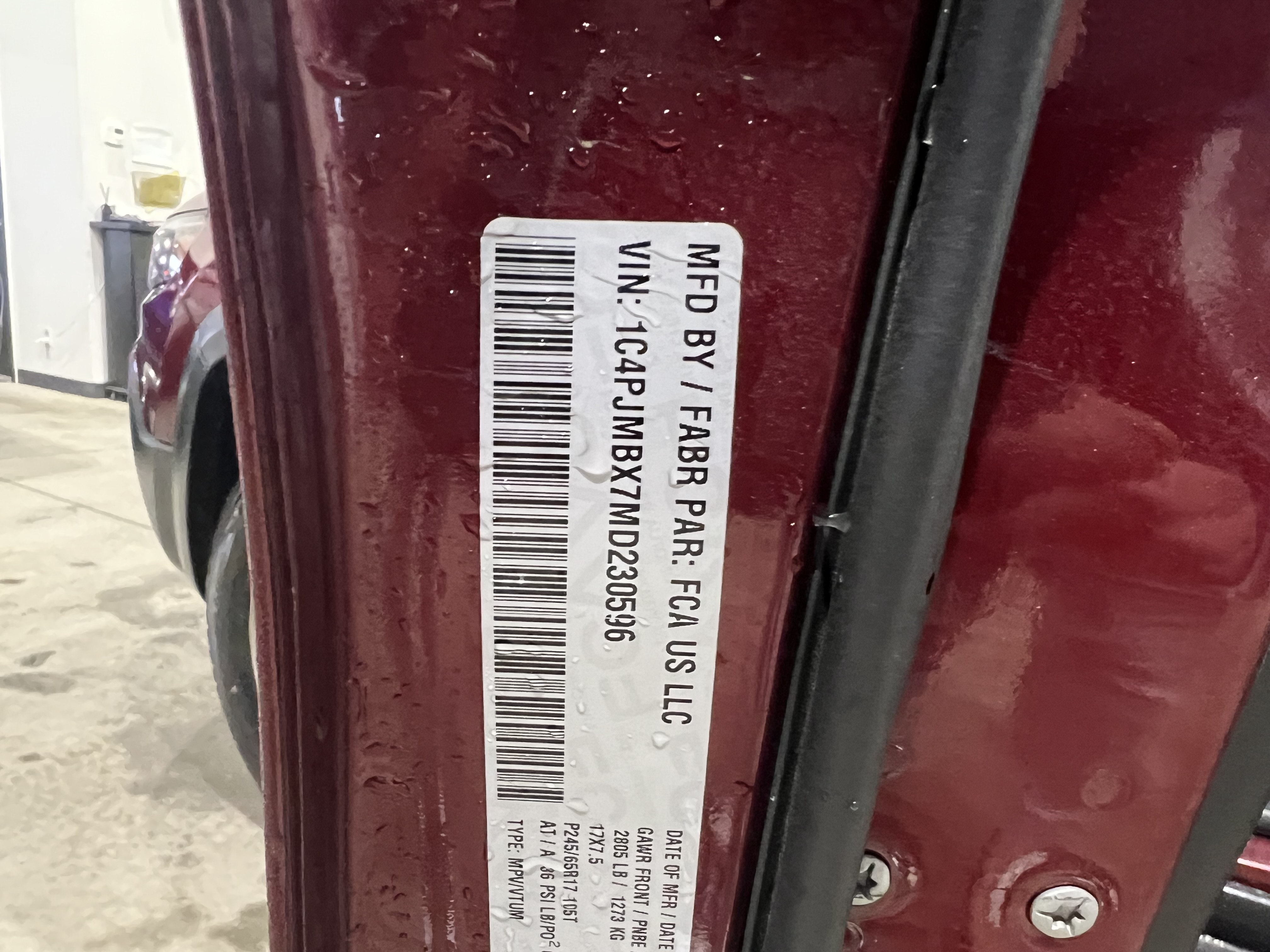 JEEP CHEROKEE 2021 - 7