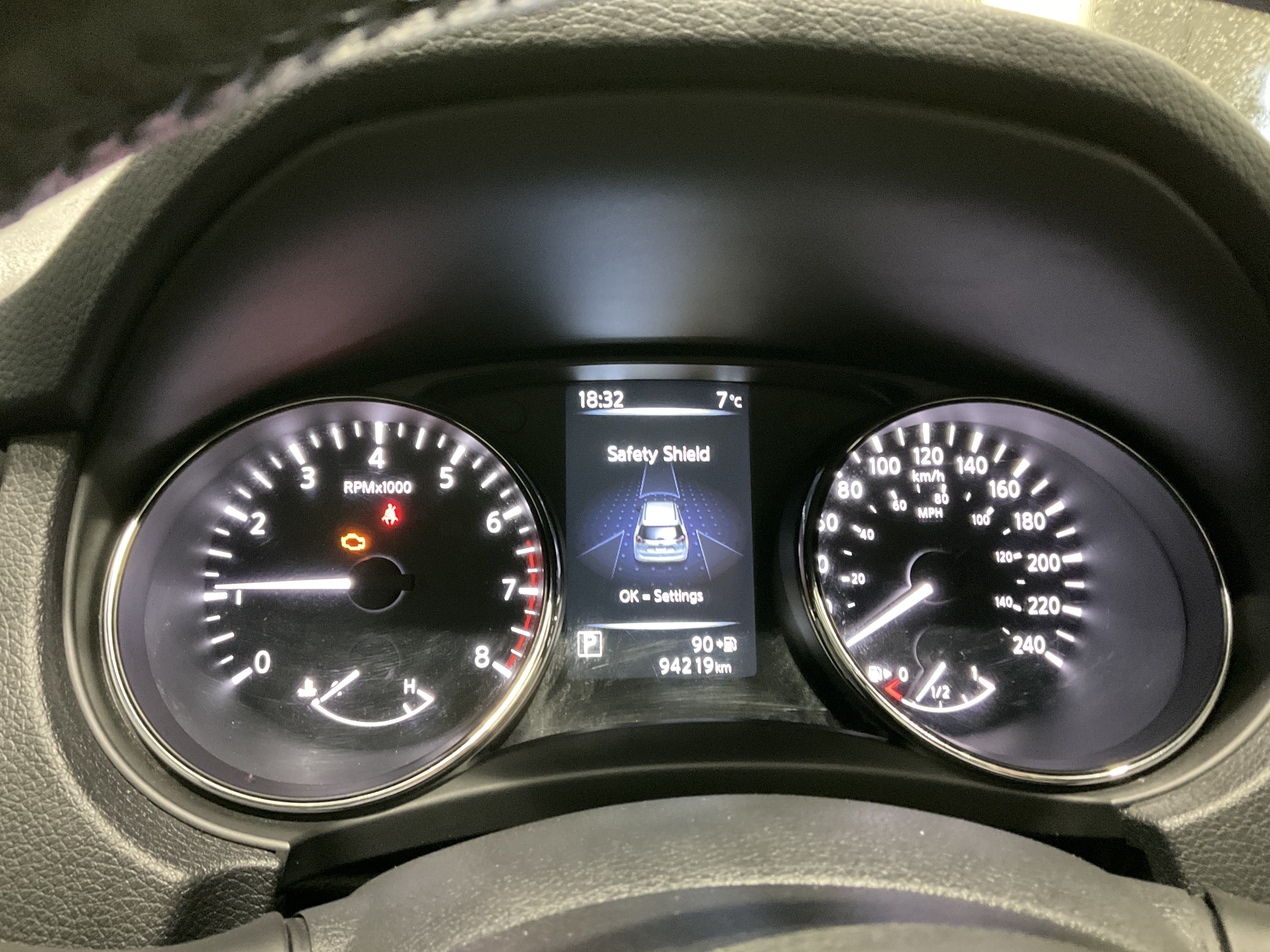 2017 Nissan Rogue S/SV/SL Platine