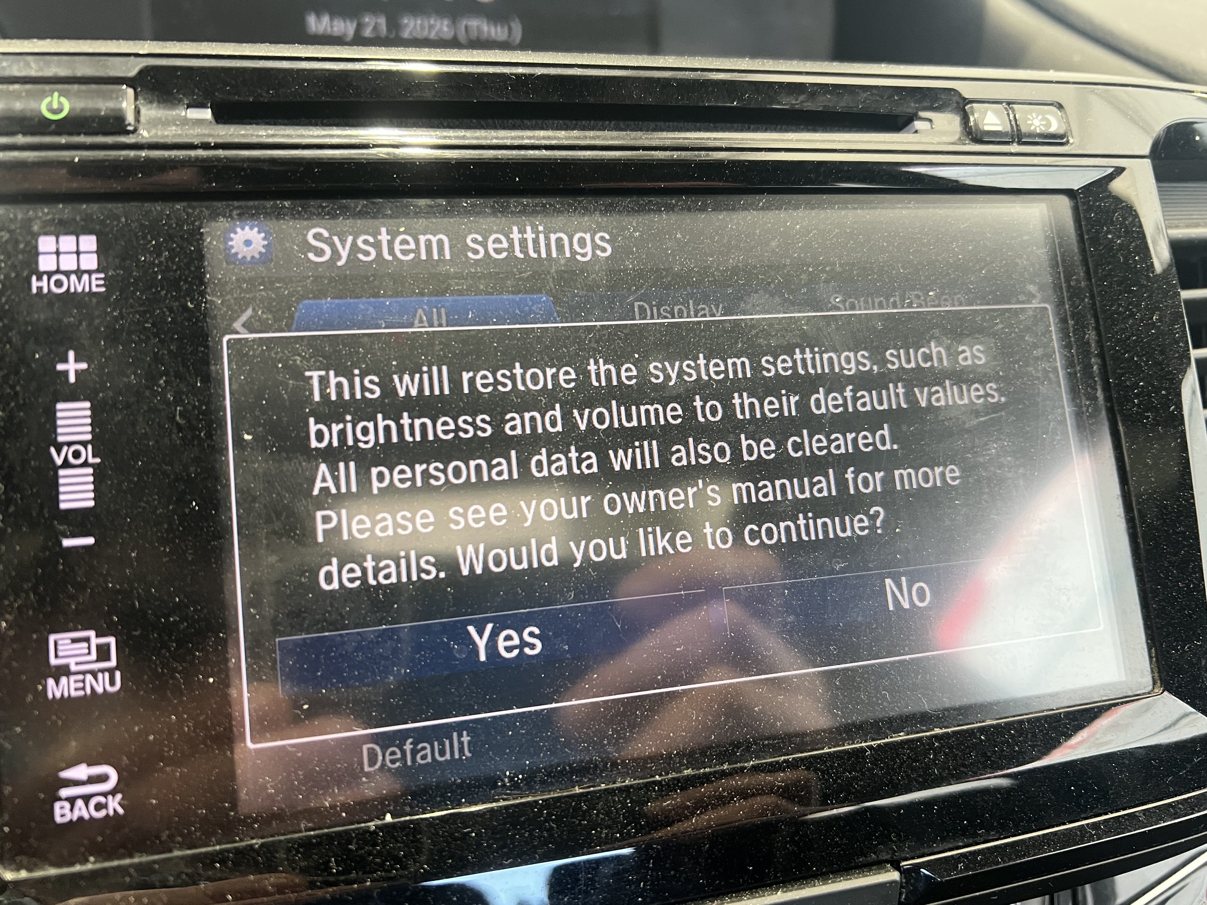 HONDA ACCORD SEDAN 2017 - 11