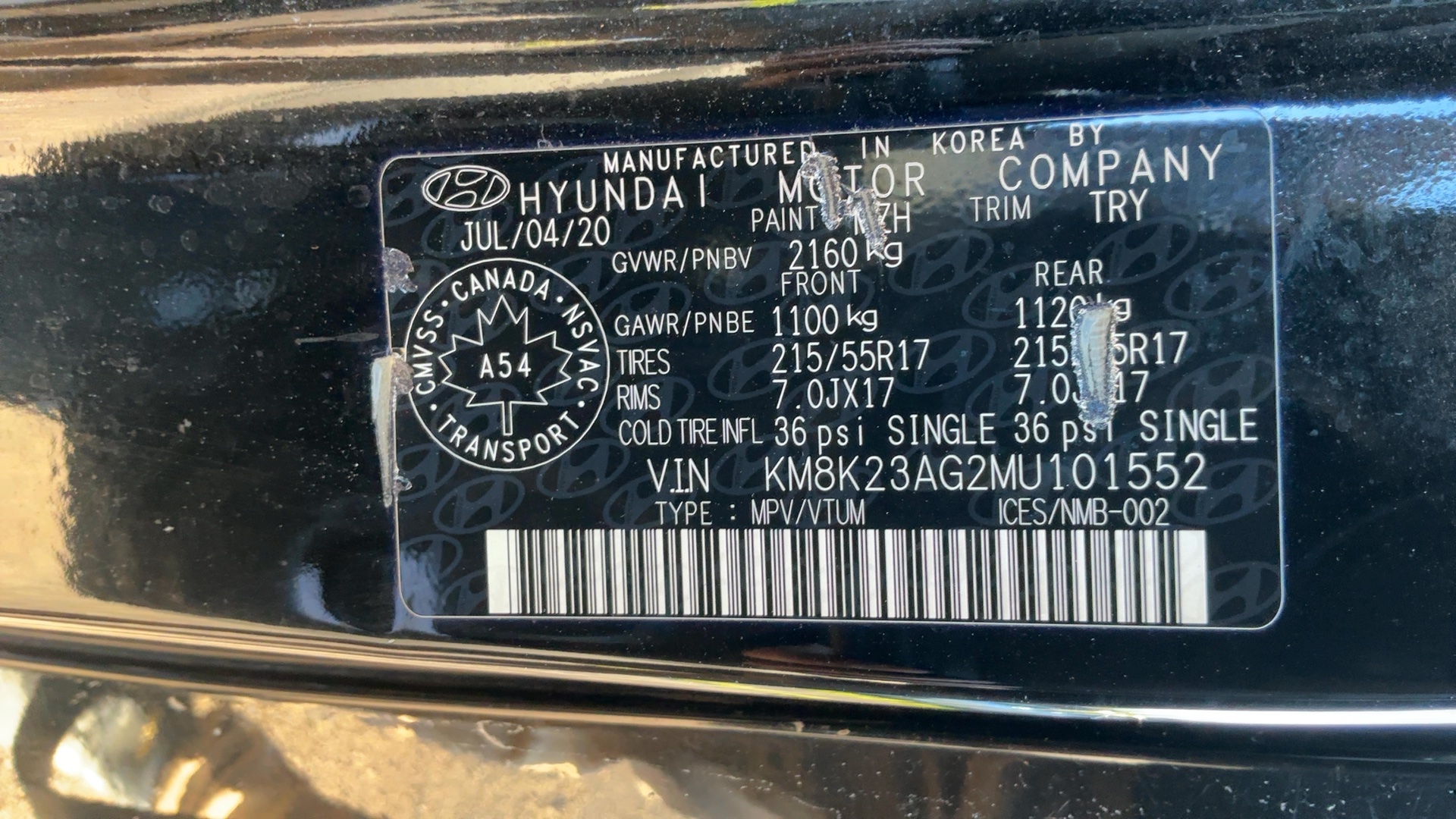 2021 Hyundai Kona Electric Privilégié