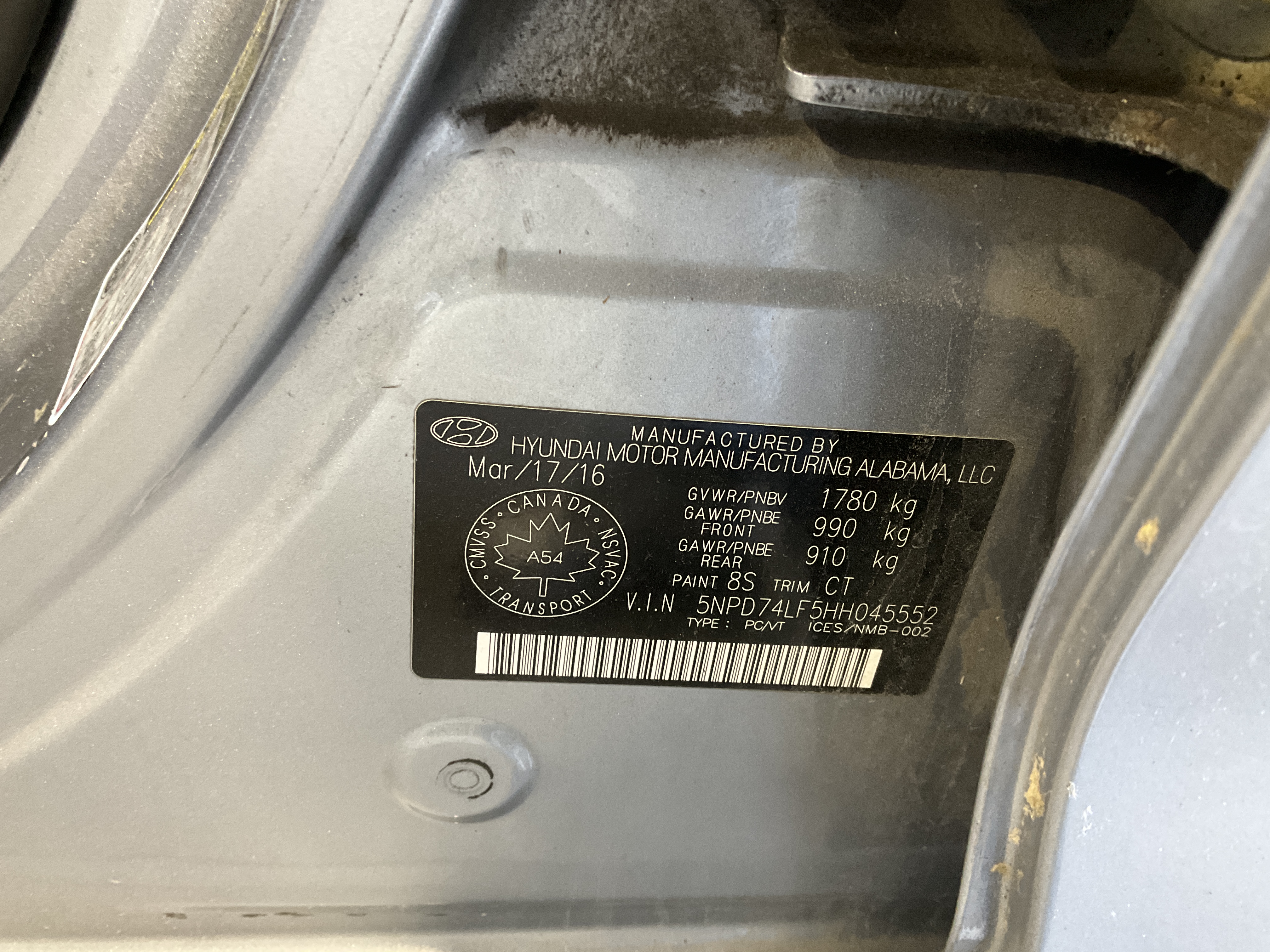 2017 Hyundai Elantra LE