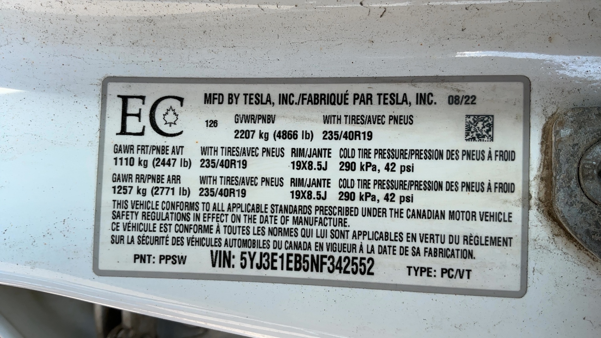 TESLA MODEL 3 2022 - 7