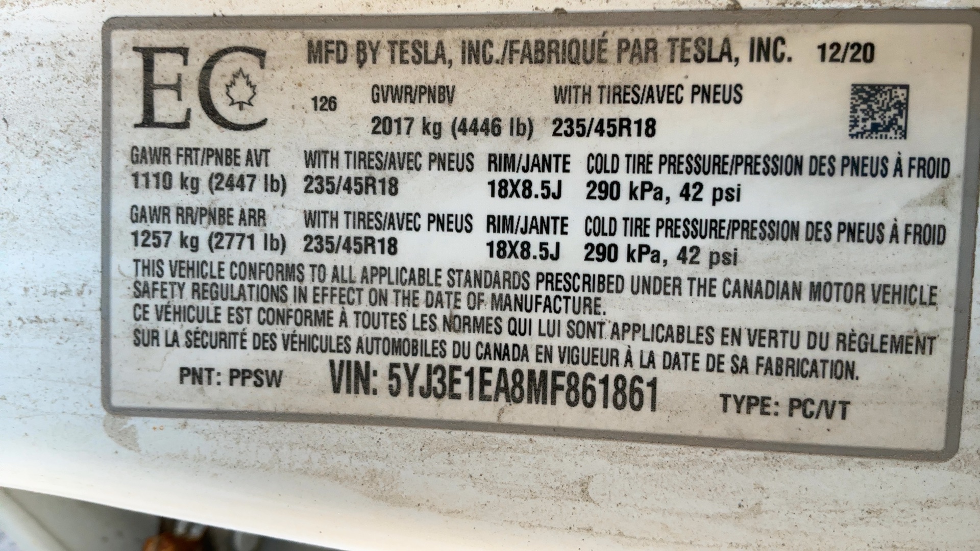 2021 Tesla Model 3