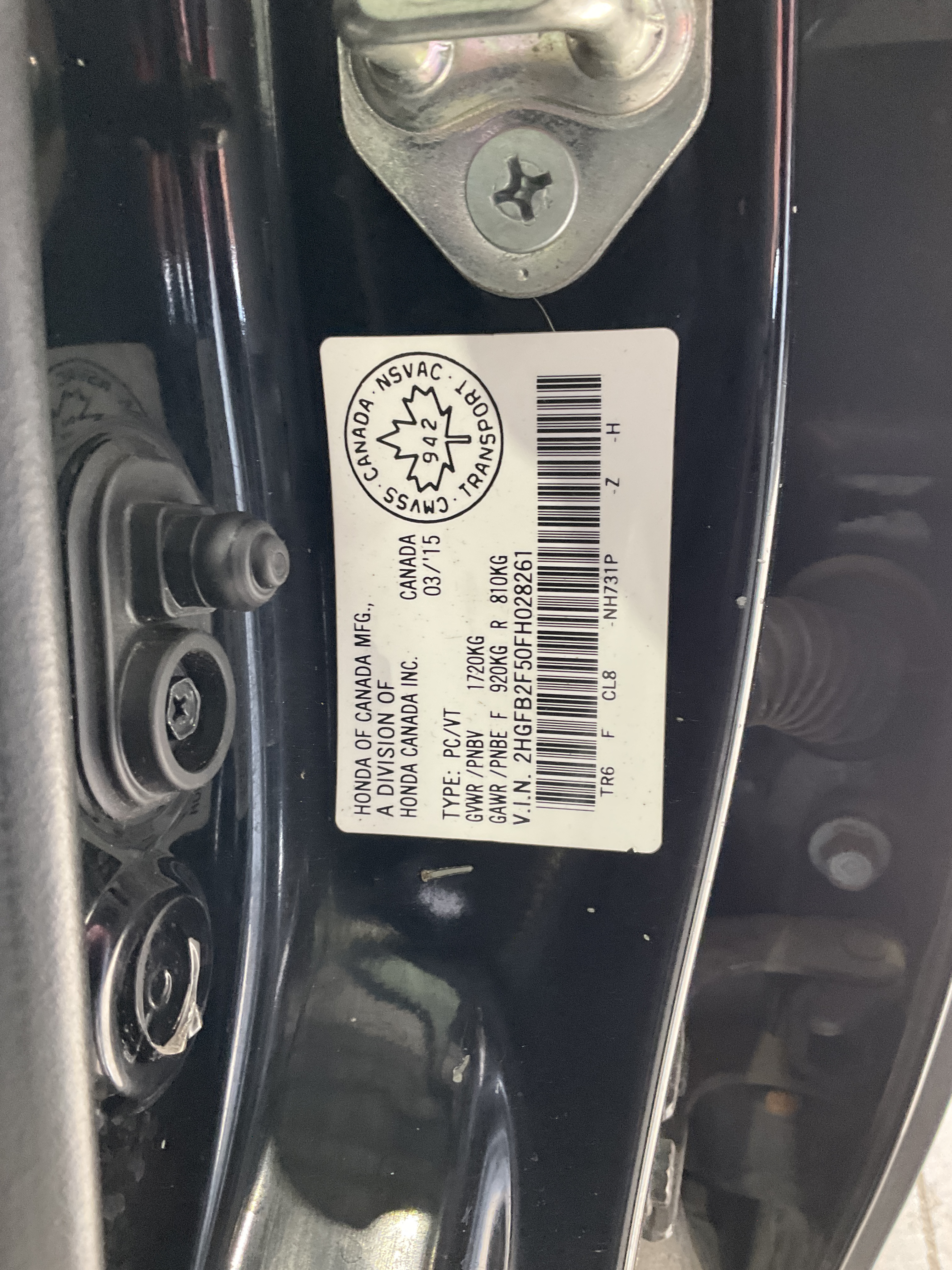 2015 Honda Civic Sedan EX