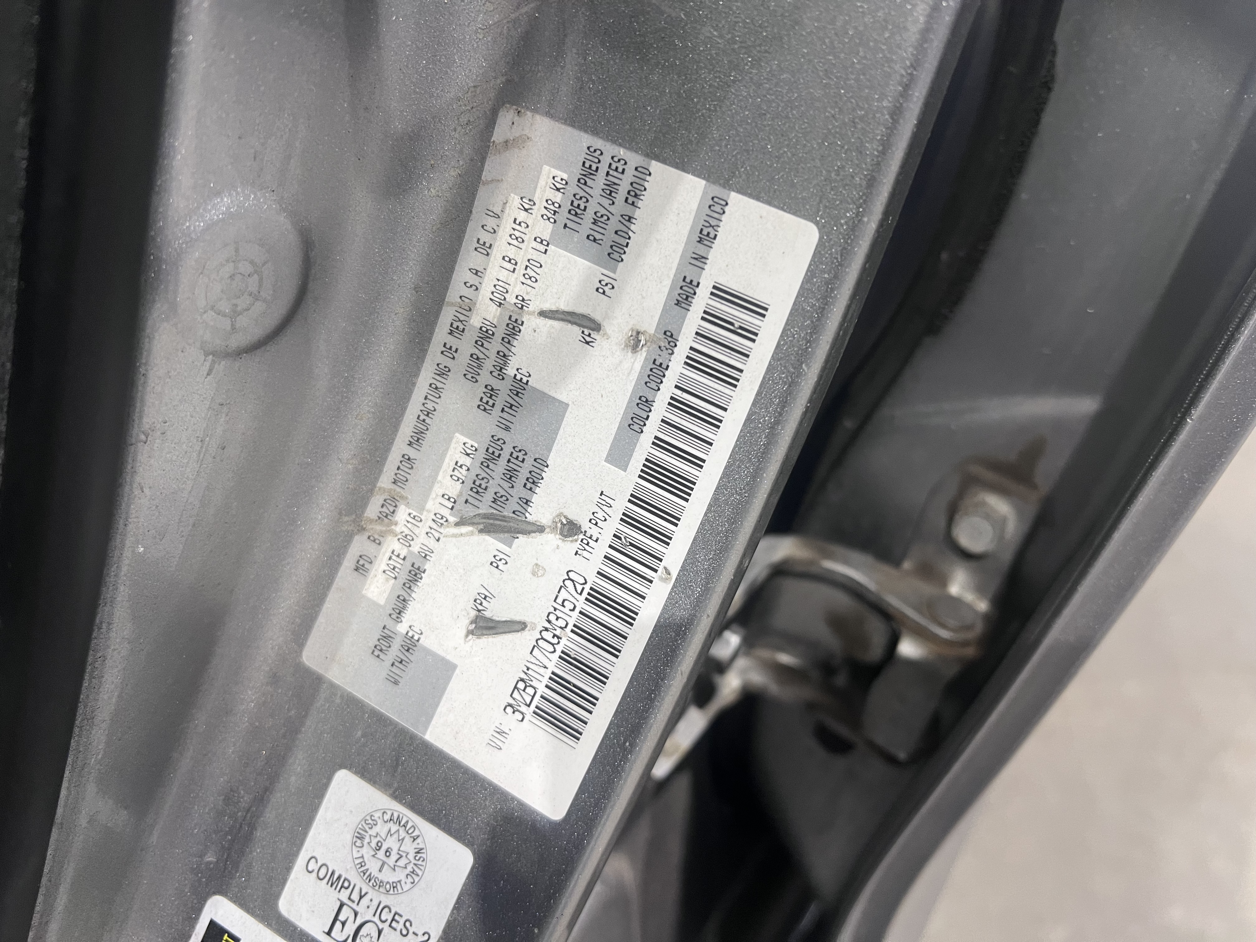 2016 Mazda Mazda3