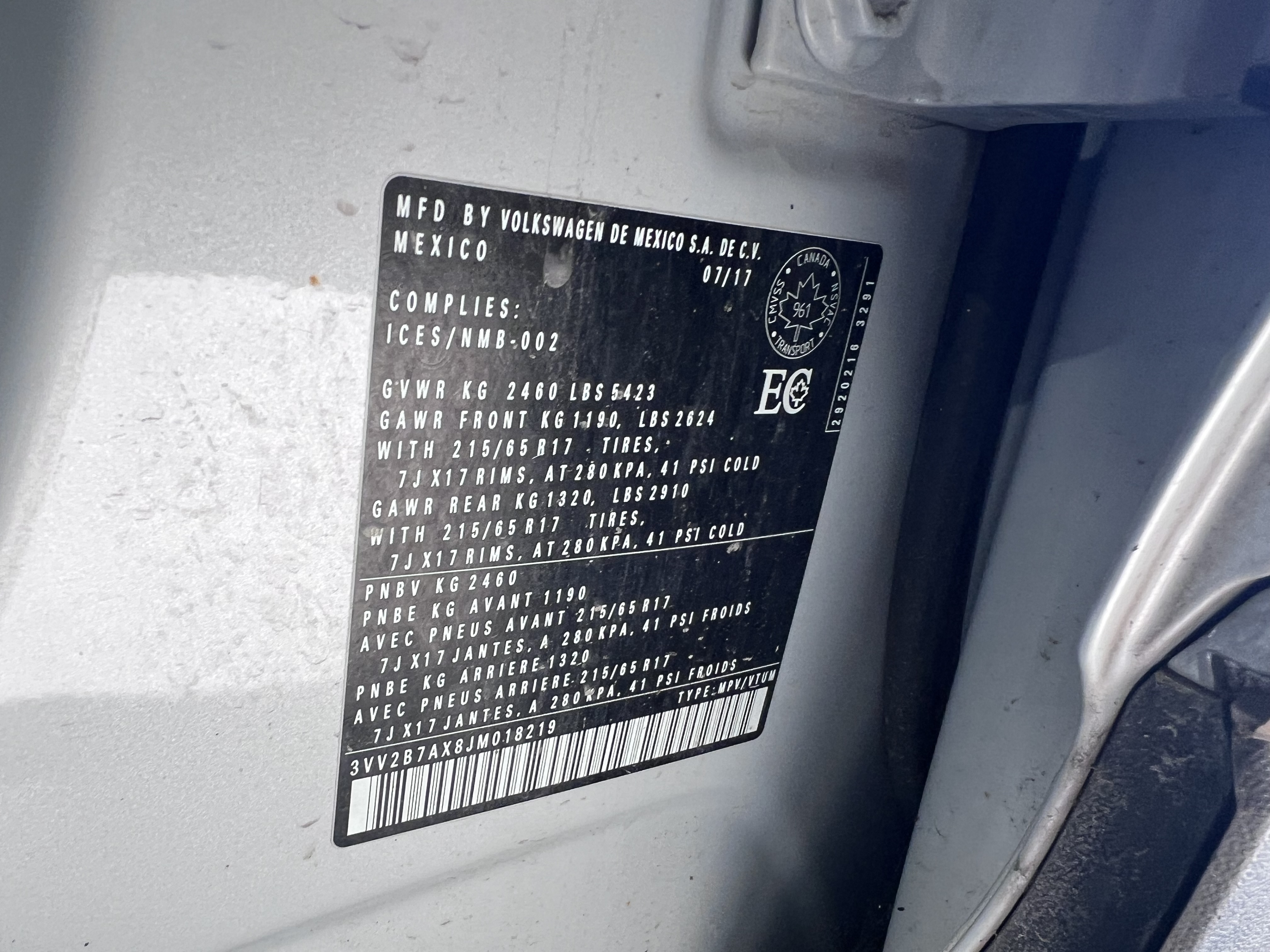 2018 Volkswagen Tiguan